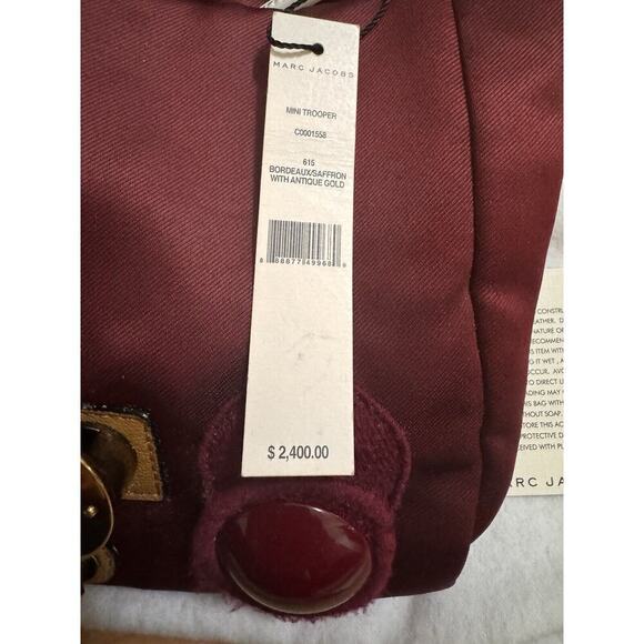 Marc Jacob Mini Trooper Runway Collection Bag 2015 NWT Dustbag Included $2400 - Picture 4 of 9